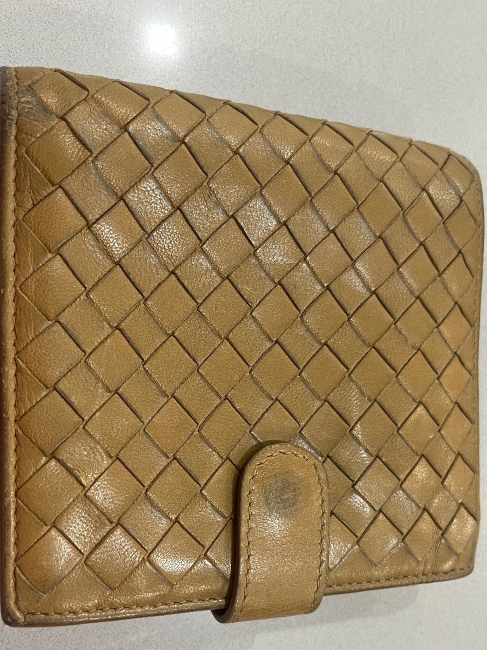 Bottega Veneta Beige Wallet with Coin Purse